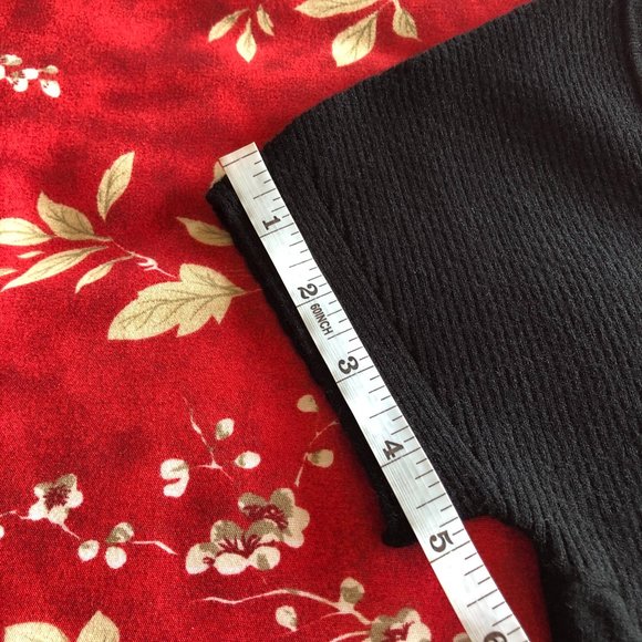 *Brand New with Tags* Ribbed Ruched Adjustable Hem Scoop Neck Sweater XXS - Picture 13 of 16
